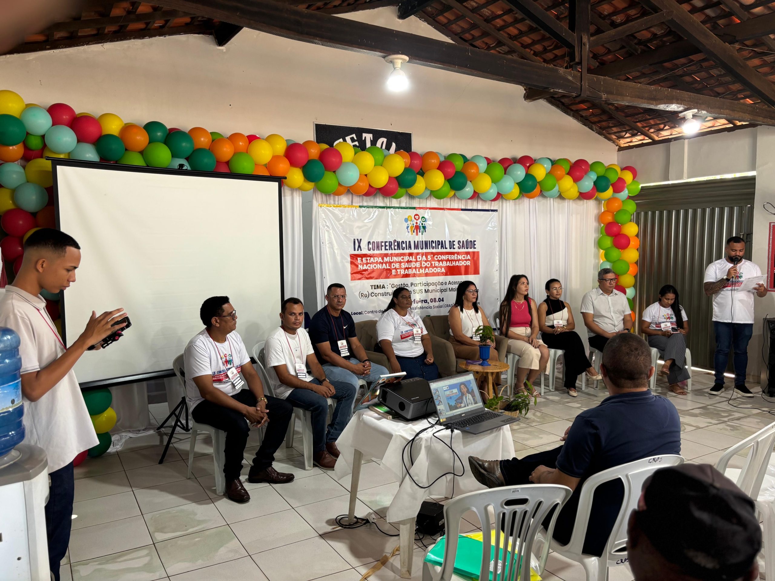 Presidente da Câmara de Miguel Leão Participa da 9ª Conferência Municipal de Saúde e Reafirma Compromisso com a População
